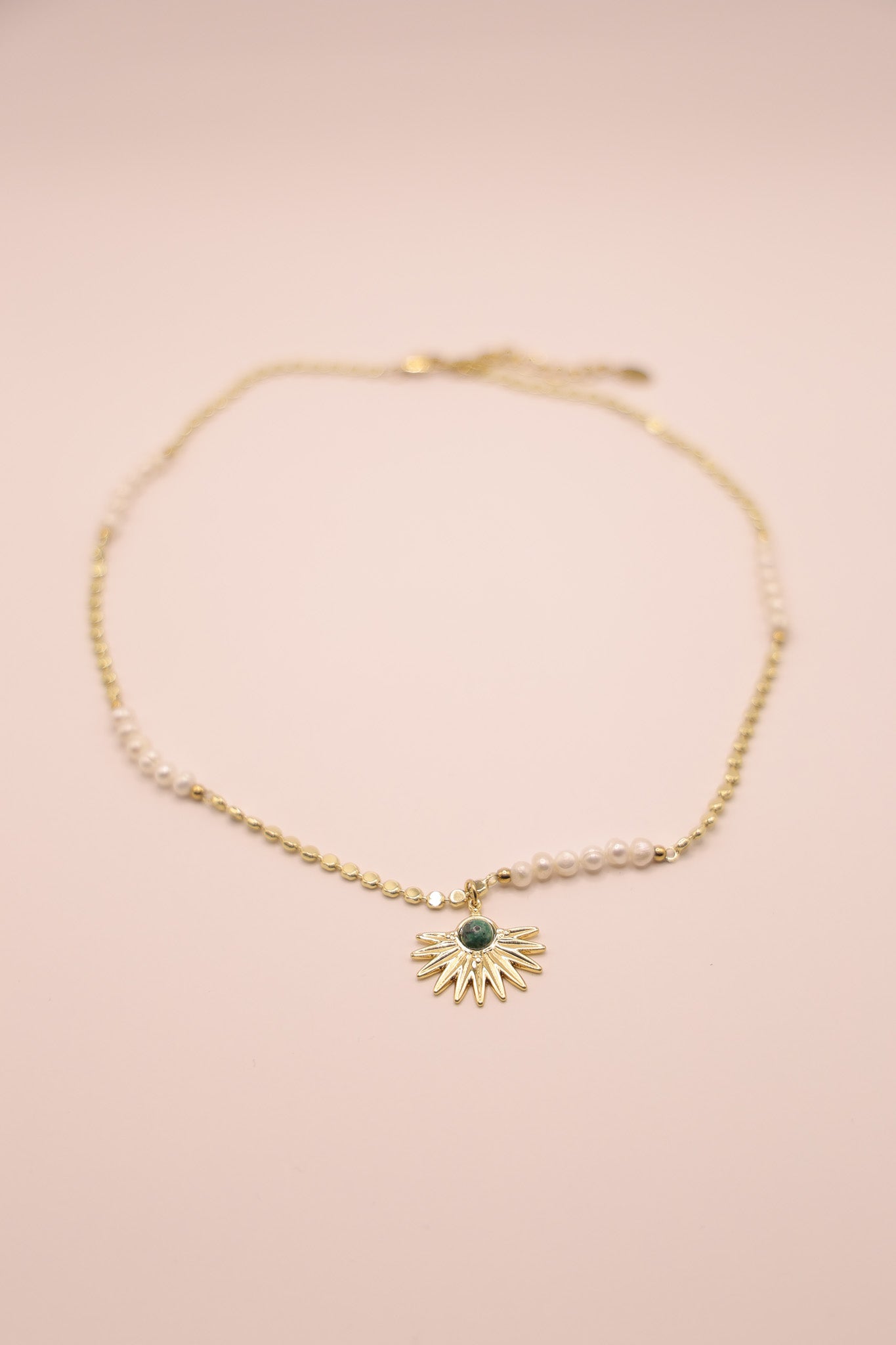 Sunflower Pearl Necklace