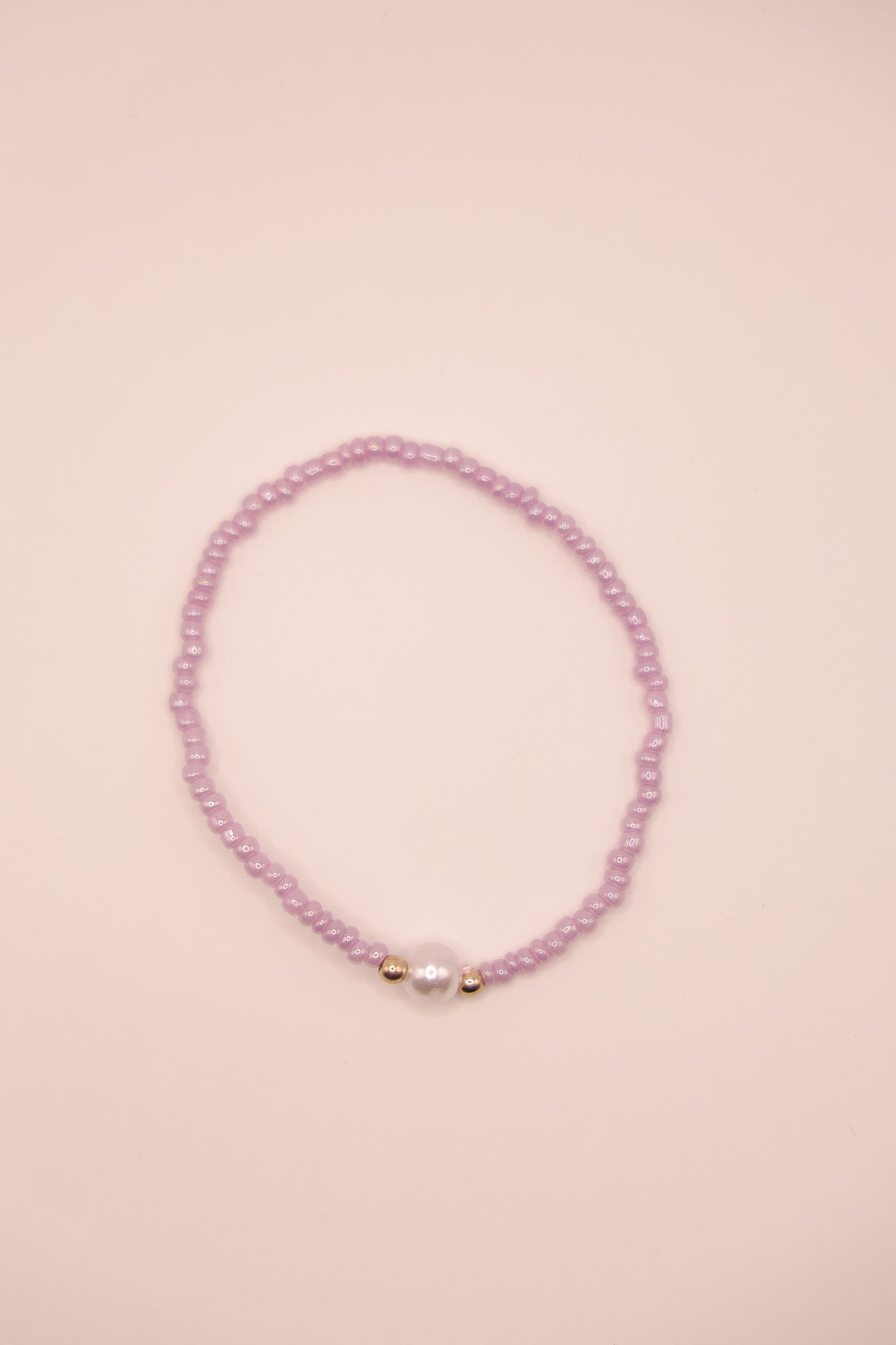 Dusty Rose Pearl Anklet