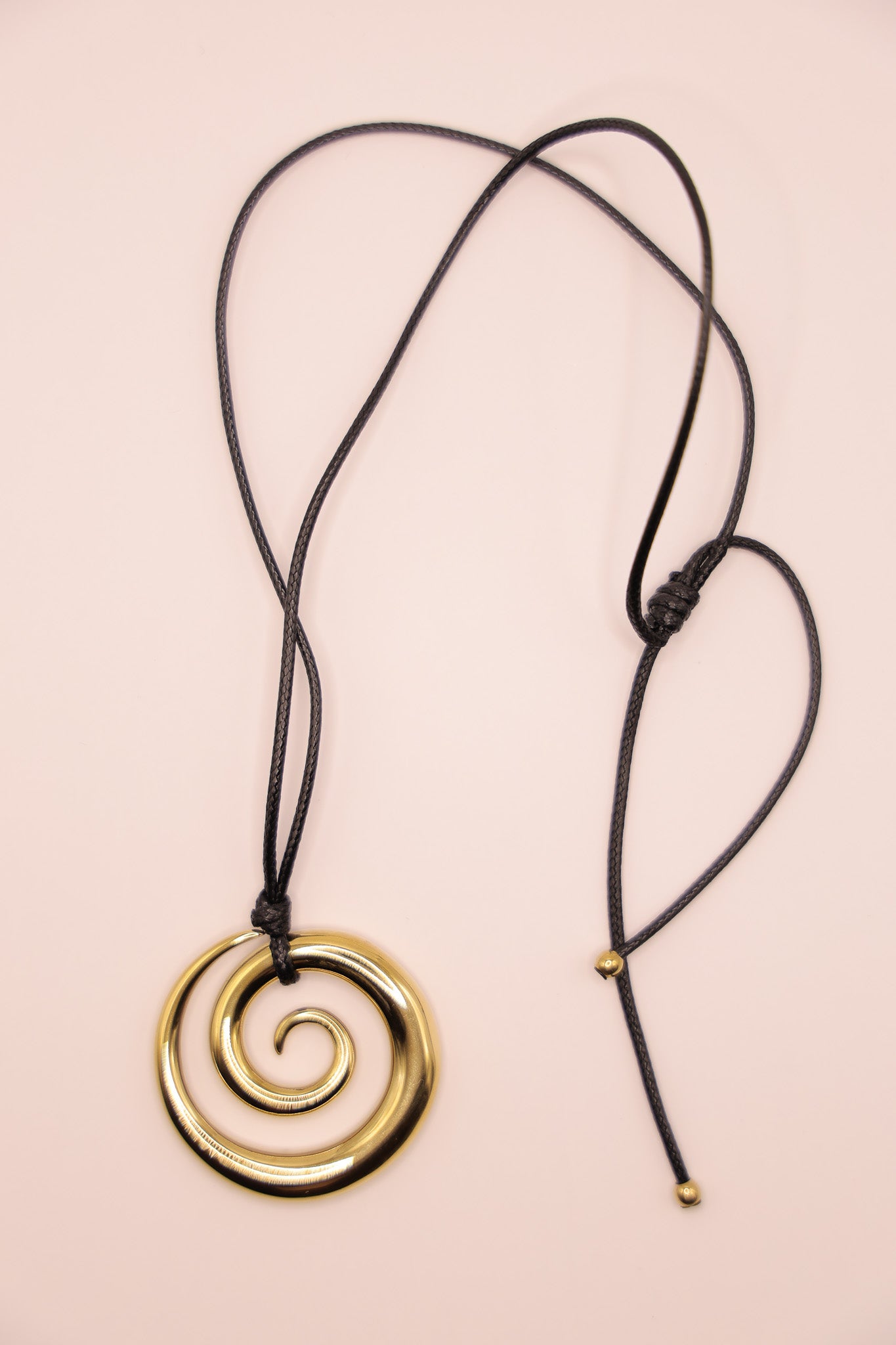 Spiral Gold Necklace