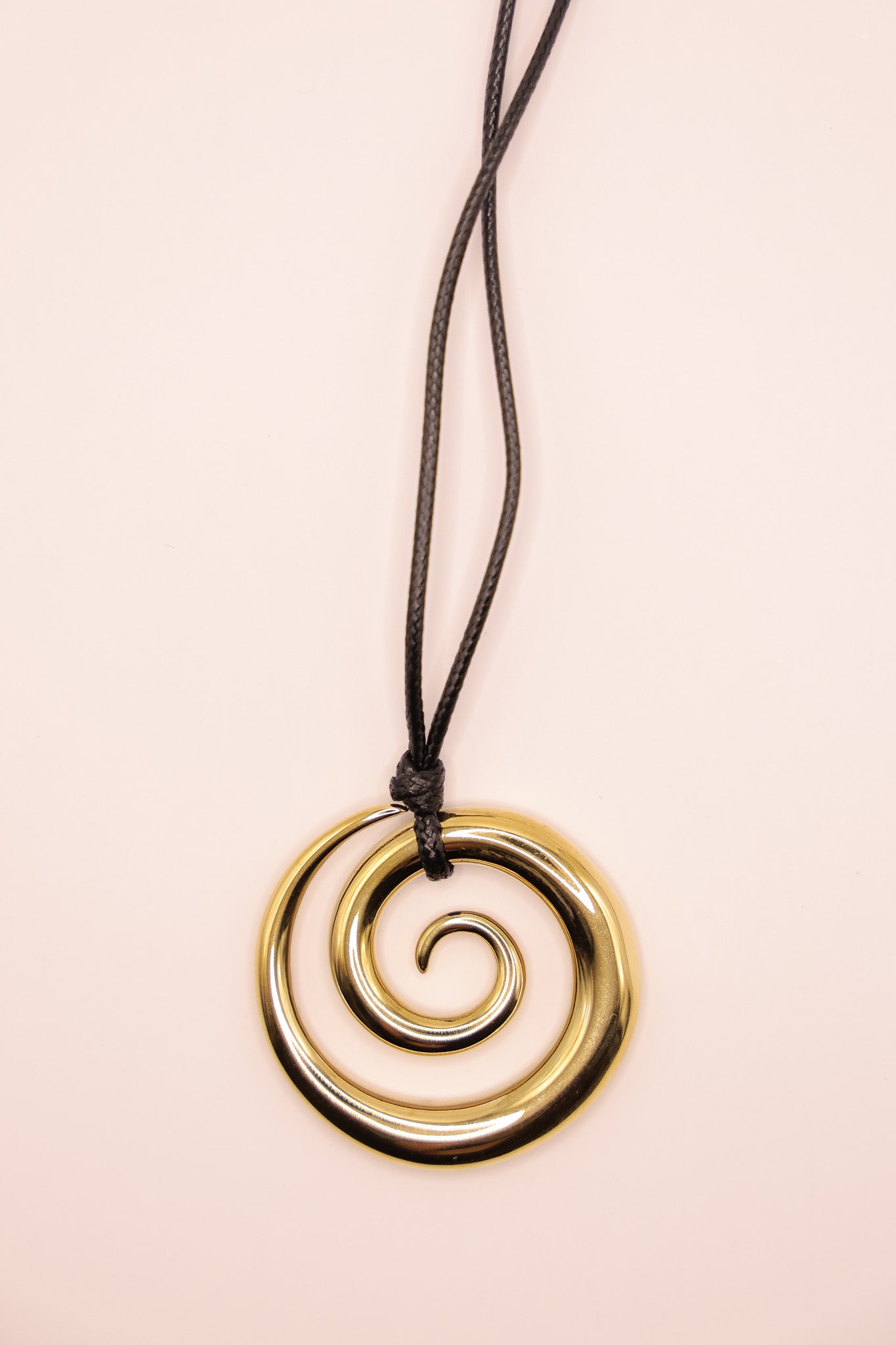 Spiral Gold Necklace