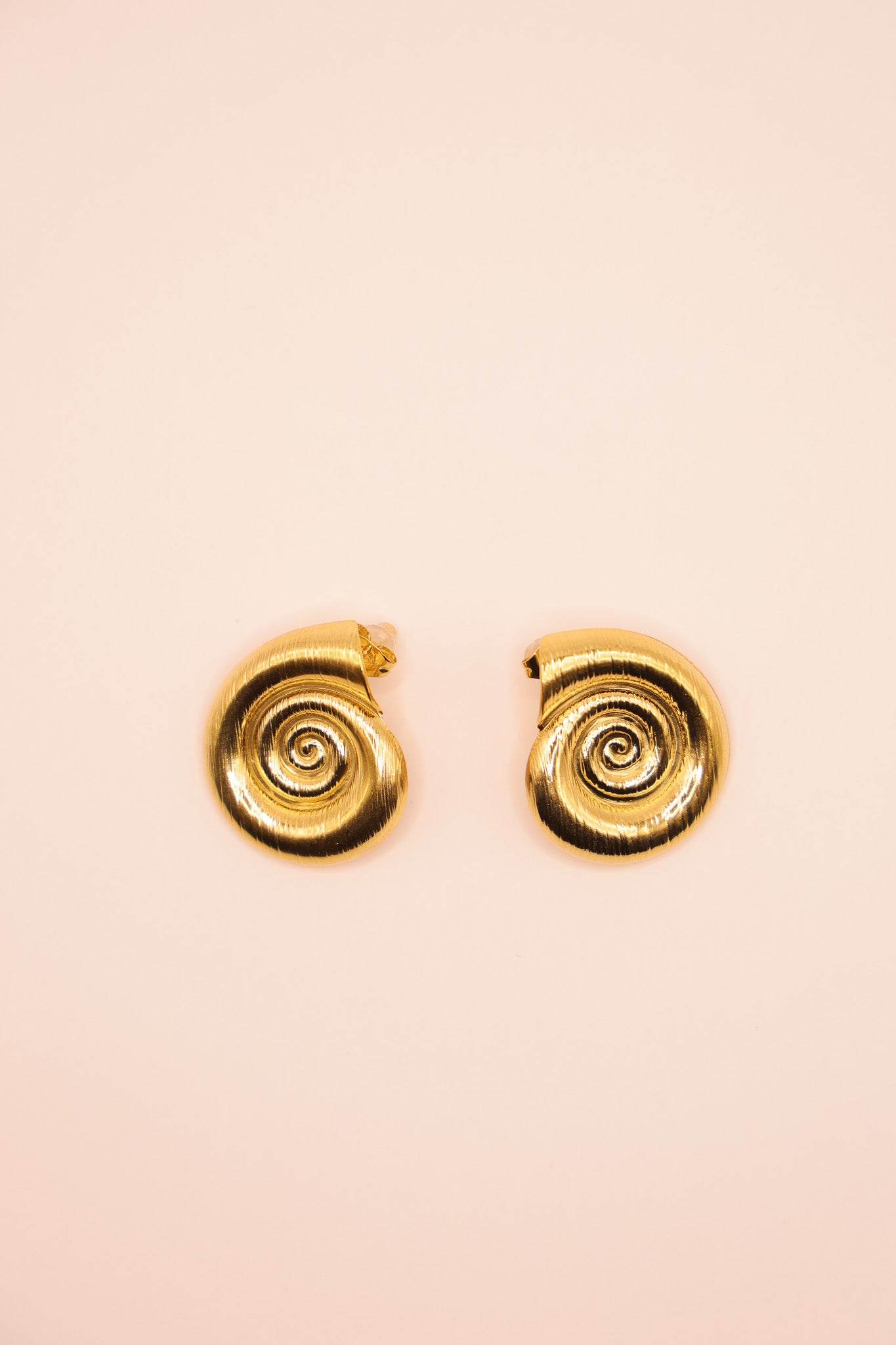 Spiral Gold Earrings #2