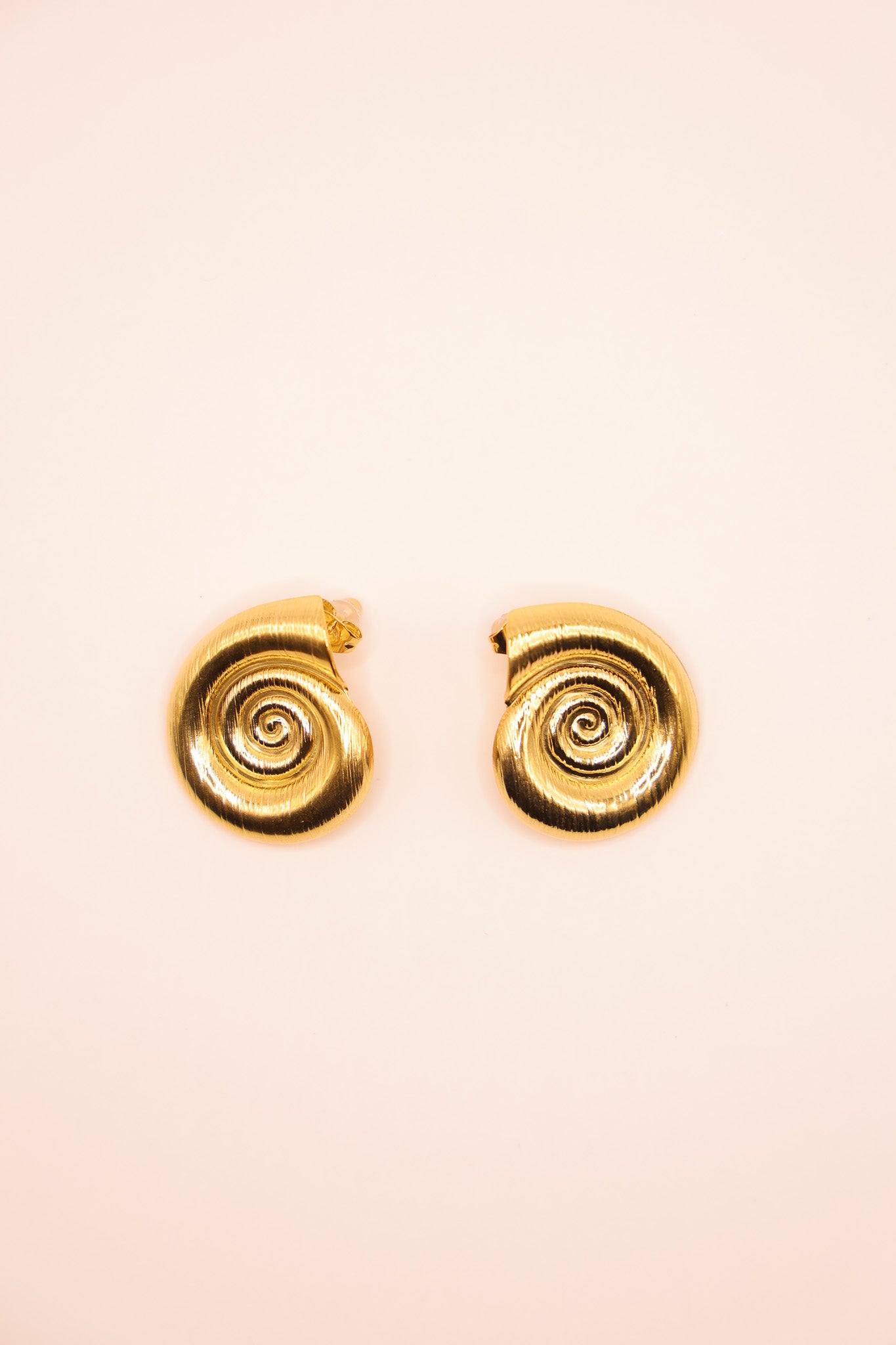 Spiral Gold Earrings #2