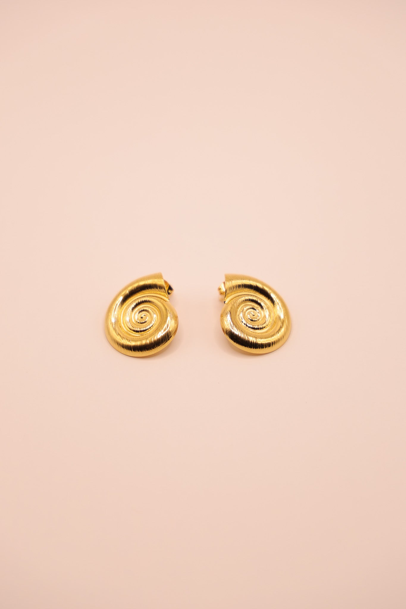 Spiral Gold Earrings #2