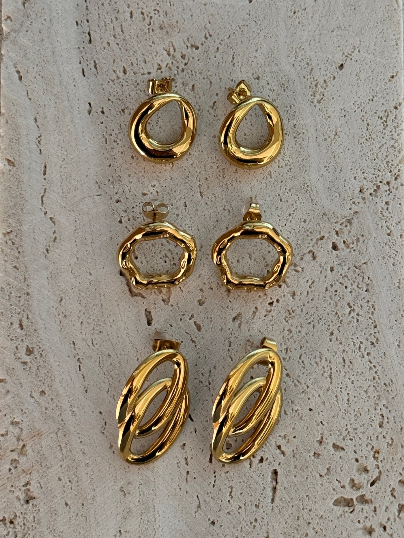 Ziggy Twin 18K Earrings