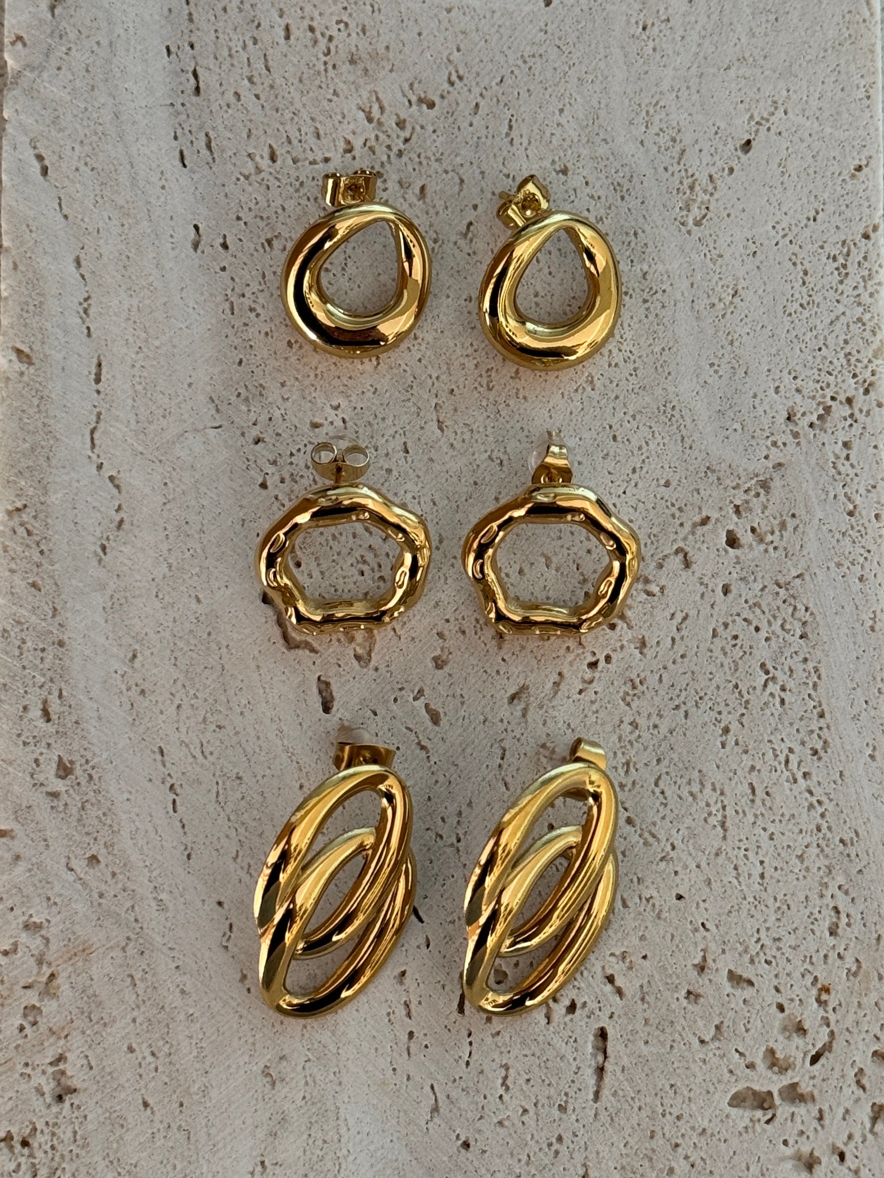 Ziggy Twin 18K Earrings