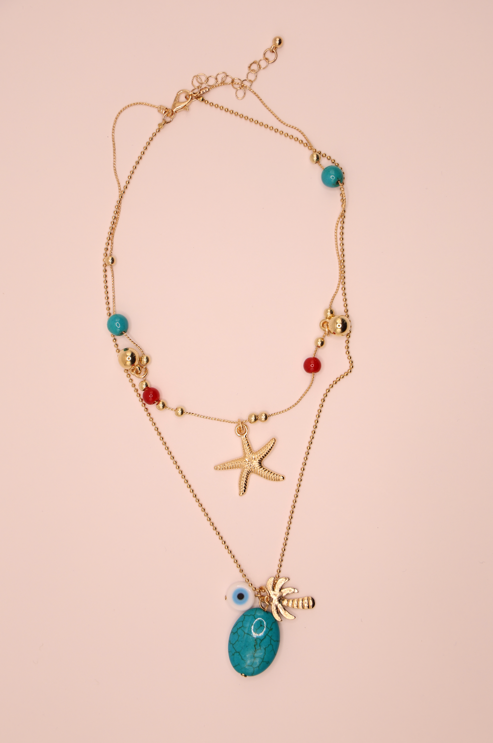 Seastar Multicharm Necklace