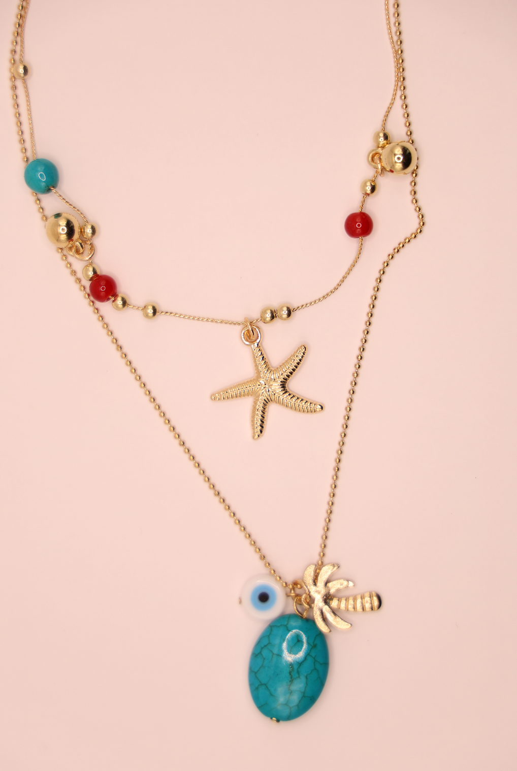 Seastar Multicharm Necklace