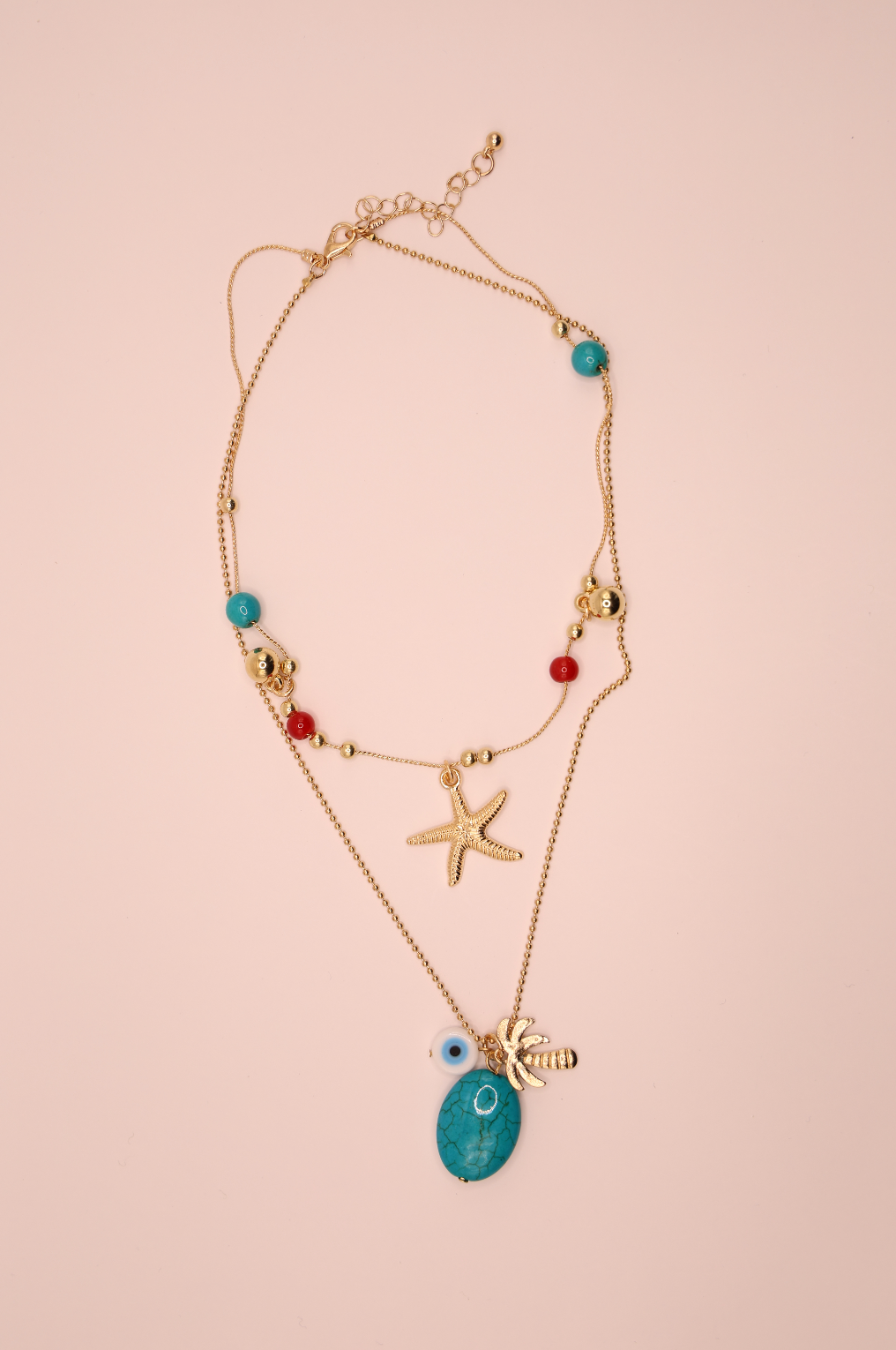 Seastar Multicharm Necklace