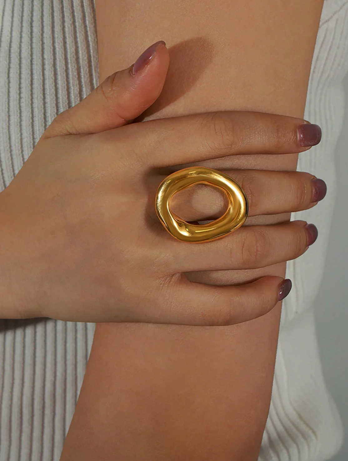 Chloé 18k Gold Plated Ring