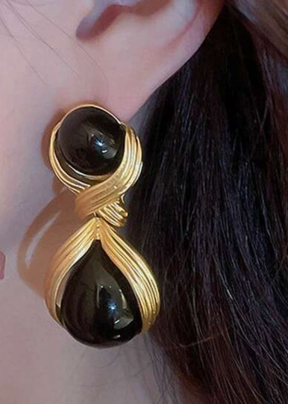 Céleste Agate Maxi Earrings