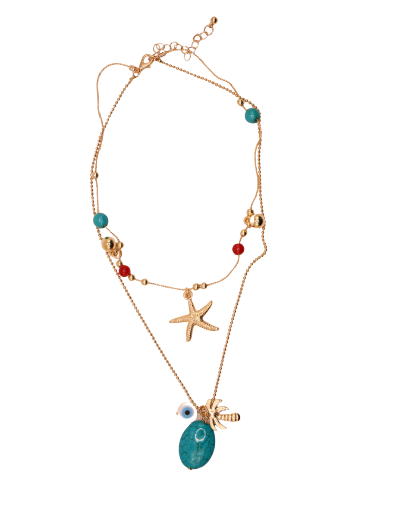 Seastar Multicharm Necklace