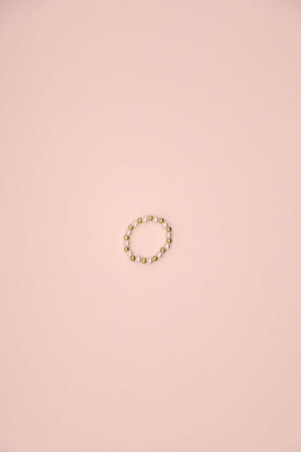 Beaded Capsule Ring