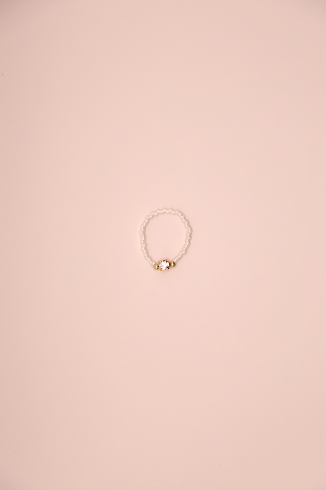 Beaded Capsule Ring