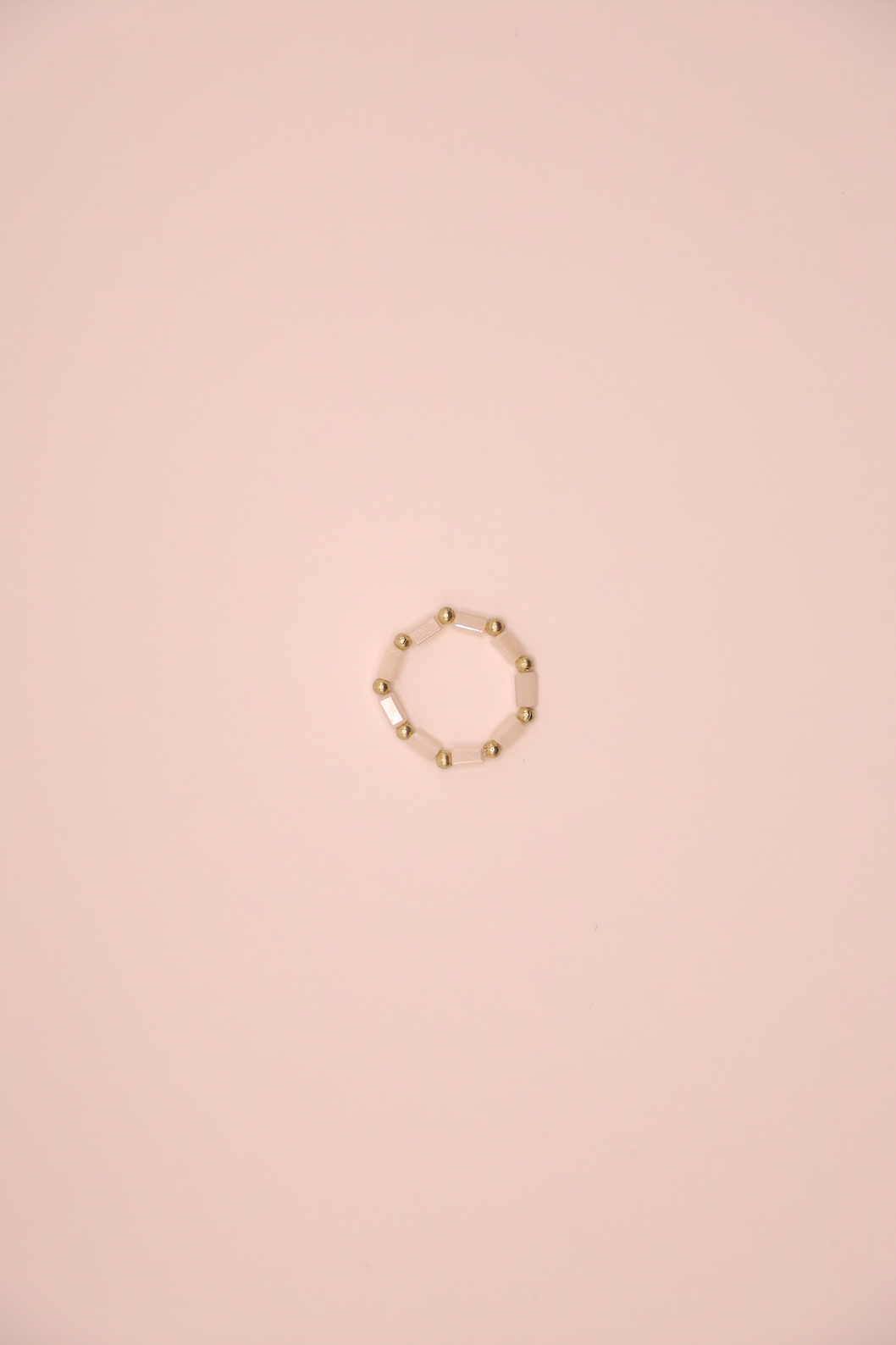 Beaded Capsule Ring